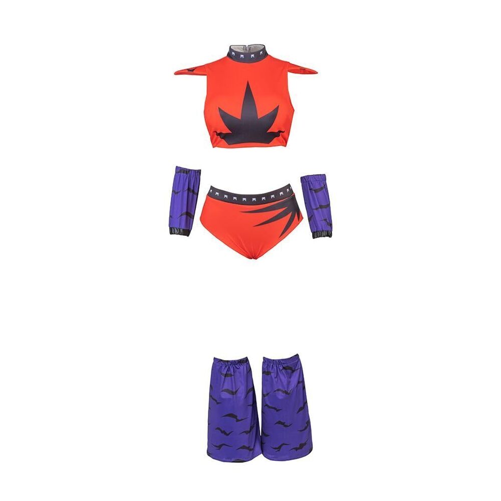 4262 Horror Costume Sexy Crop Top and Shorts Outfit Halloween Nightmare